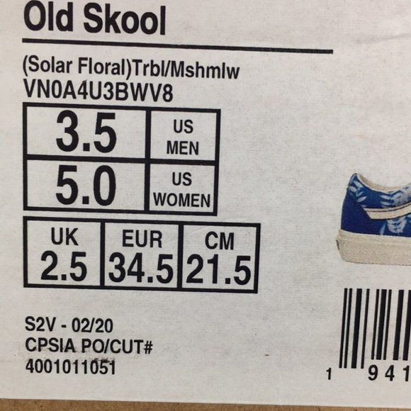 Vans Old Skool Solar Floral🌊 - Picture 6 of 6